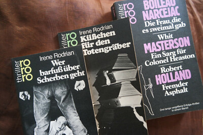 Wer barfuß über Scherben geht, Die Frau die es zweimal gab,  Thriller 3 Bände