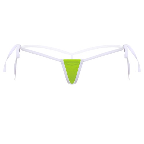 Womens G-String Bottoms Thong Solid Color T-Back Underwear Panties Pool Party - Picture 107 of 178