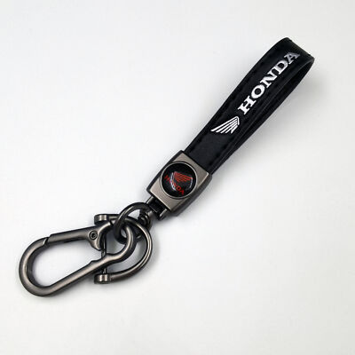 Mercedes-Benz Schlüsselanhänger Metall & Leder L AMG Logo Luxus Schlüsselbund EB