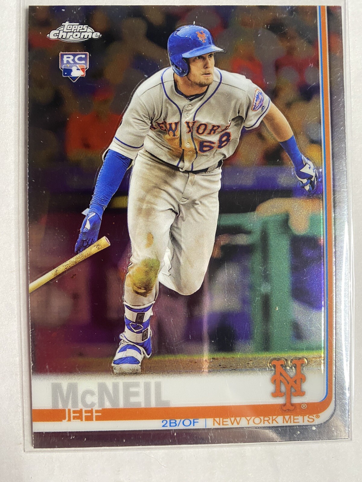 Jeff McNeil 2019 Topps Chrome #152 RC Rookie Card New York Mets