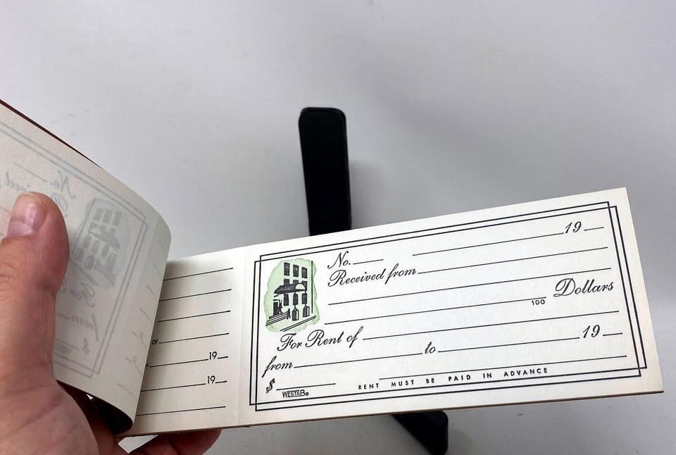Vintage Empire State Building Rent Receipts Book With Stubs eBay