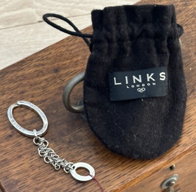 Links of London Sterling Silver Keyring Chain Hallmarks -Reduced! 