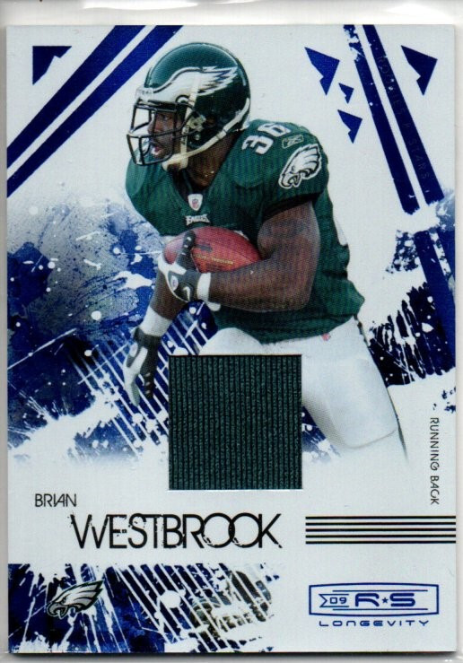 2009 PANINI ROOKIES & STARS BRIAN WESTBROOK RELIC  73  48/100