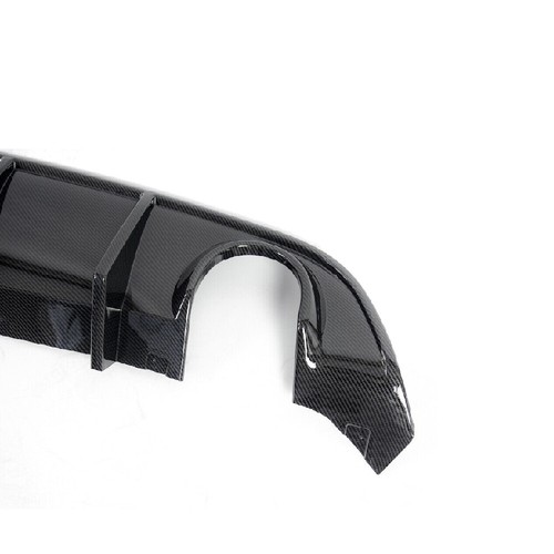 Rear Bumper Diffuser Carbon Fiber Style For 2015-2023 Dodge Charger Daytona SRT - Picture 6 of 12