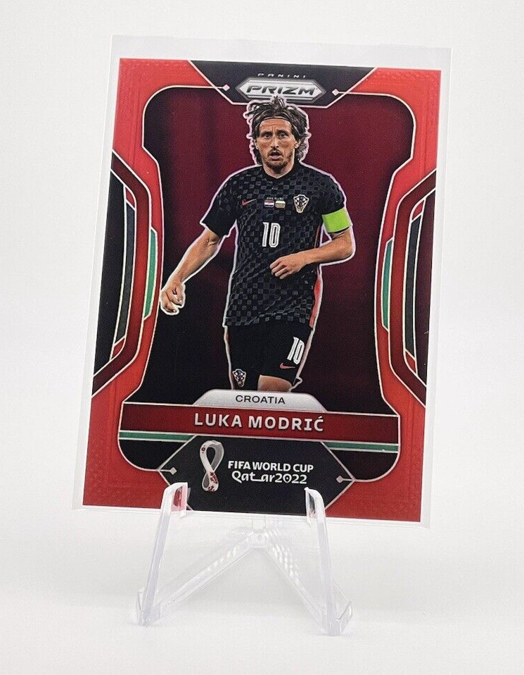 Luka Modric 2022 Panini Prizm World Cup Red /399 #61 Croatia
