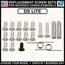 NEW Full Screw Set For Nintendo New/3DS/XL/LL/NDSL/DS Lite/GBA SP Housing Shell