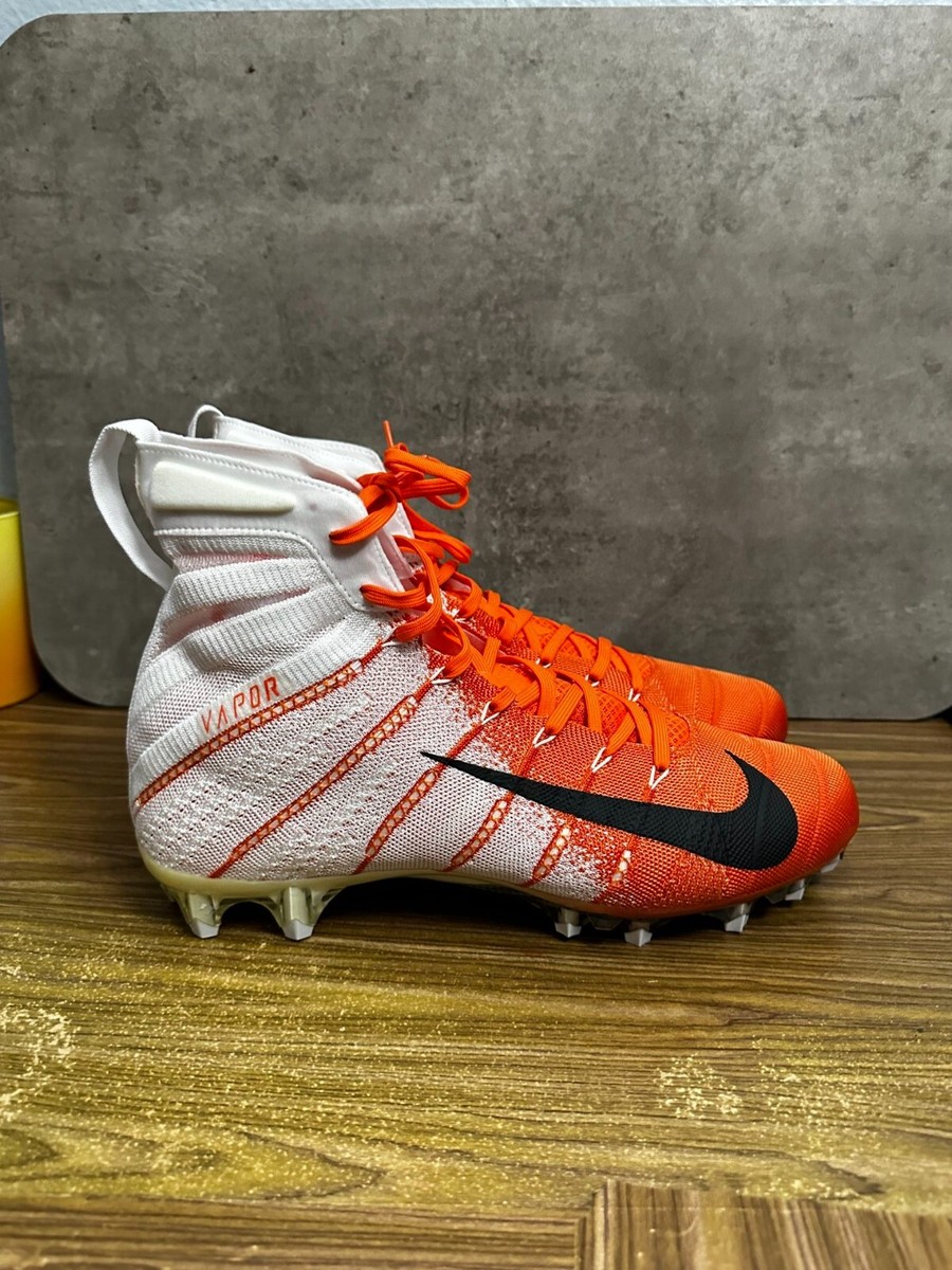 Nike Vapor Untouchable 3 Elite Football Cleats White Orange  display picture 3