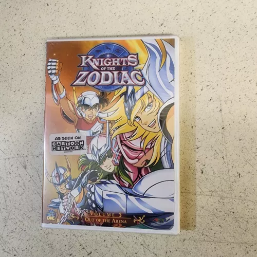 Knights of the Zodiac Volume 3 Out Of The Arena Anime Dvd Brand New