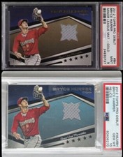 (2) 2012 Topps Bryce Harper Relic Rookie Card - Gold /50 & Base POPS 1 MUST READ