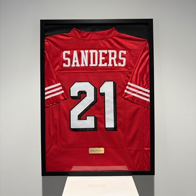 San Francisco 49ers Deion Sanders Jersey Framed, Deion Sanders