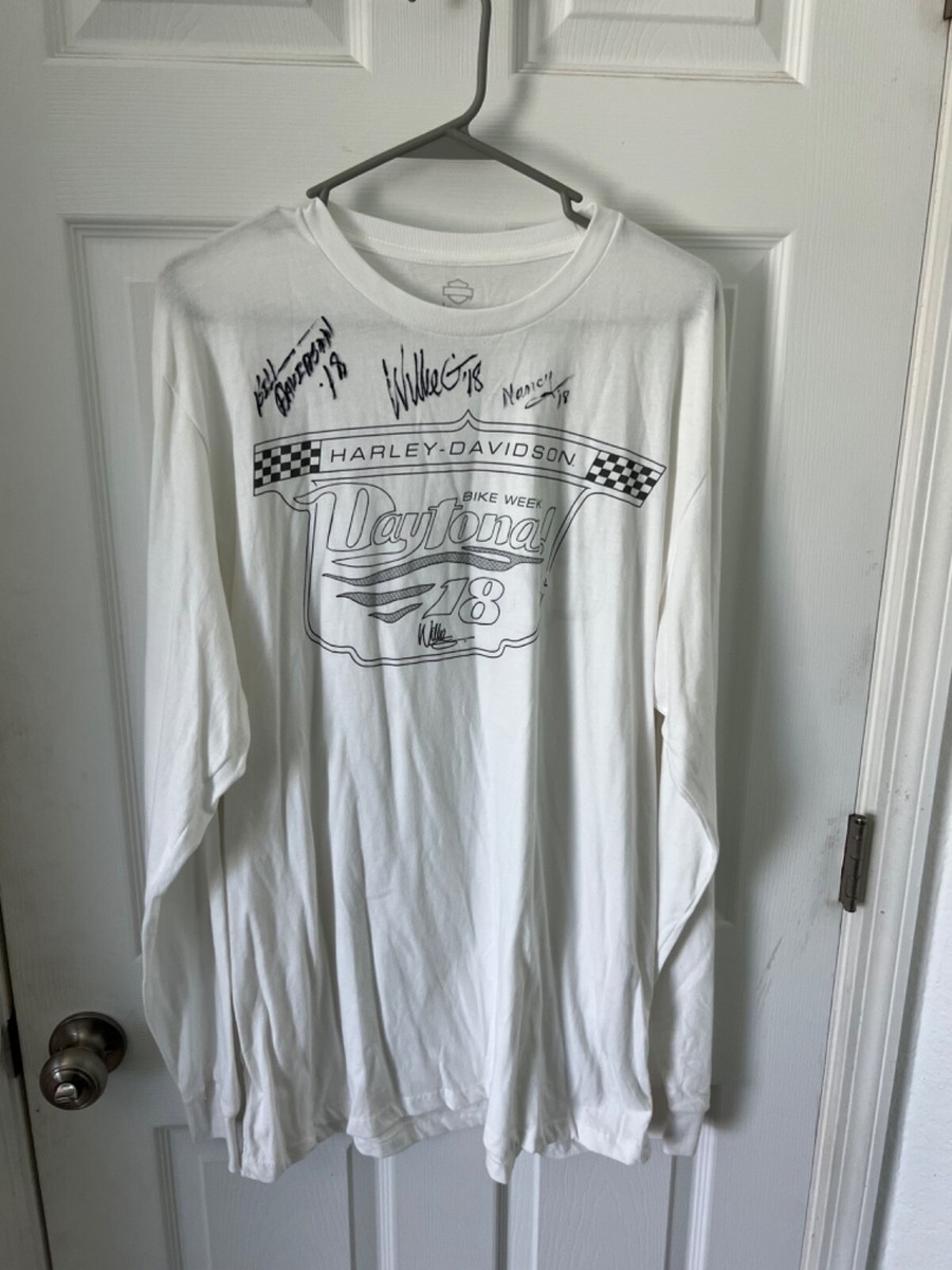 新着☆USA製【Harley Davidson】Willie G 定番☆古着風 Tシャツ unisex】Willie G ウィングド・ホイール・Tシャツ -ハーレー