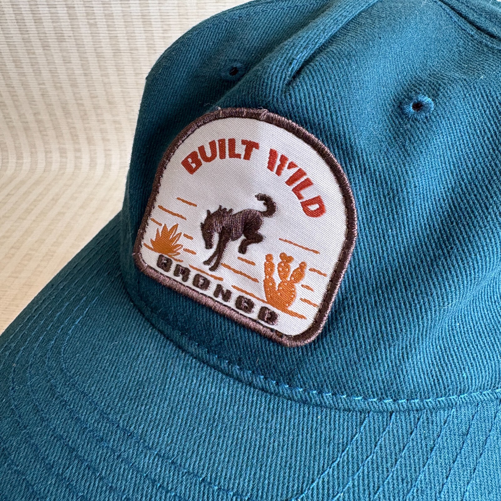 Ford Bronco Strapback Cap Built Wild Patch Mens O… - image 10