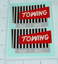 Pair Wyandotte Towing Wrecker Truck Sticker WY-004