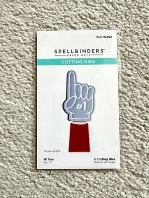 SPELLBINDERS *Club Exclusive* MAR 26 Die Set: Number One Fan NEW