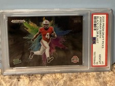 2025 Panini Prizm Draft Picks - Black Color Blast Jeremiah Smith #1 (RC) PSA 10