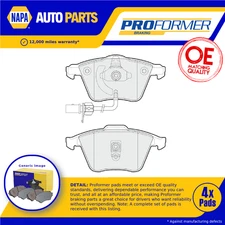 Brake Pads Set fits AUDI ALLROAD C5 2.7 Front 00 to 05 Proformer Quality