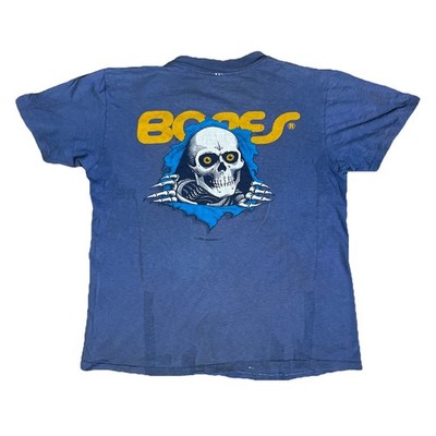 RARE Vintage 80s 1983 Powell Peralta Bones Skateboard T-shirt