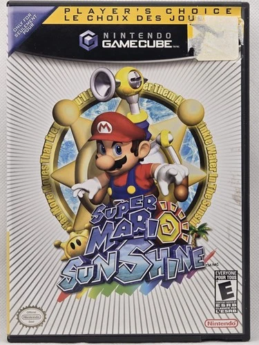 Super Mario Sunshine Nintendo GameCube Game – No Manual – Disc 9.8/10