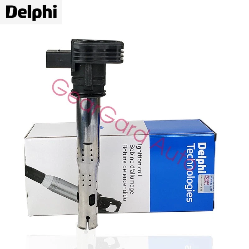 07K905715A Delphi Coil Pack (4PCS) OEM for VW Audi 2.0L EA888 GTI A4 Q5 Jetta Foto 3 de 4