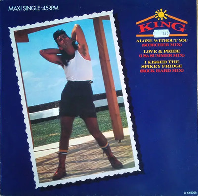 King Alone Without You Vinyl Single 12inch NEAR MINT CBS
