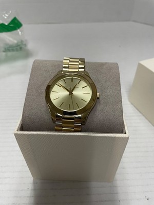 Michael Kors Women Slim Stainless Band Watch