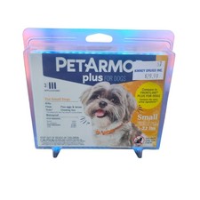 PetArmor Plus Flea  Tick Treatment for Dogs 5  22 lbs   3 Pack   New Sealed