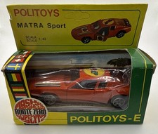 Politoys-E Export N° 571 Matra Sport Orange Nice Box 1/43