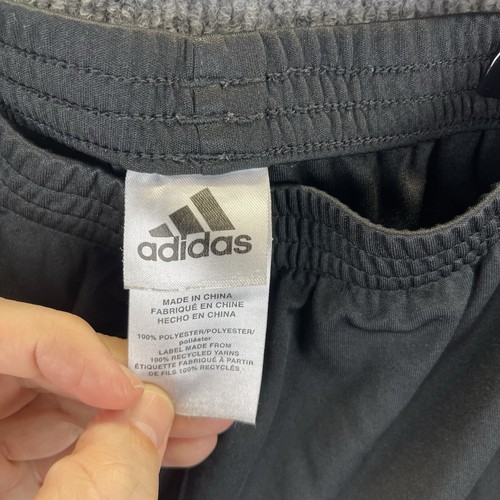 Adidas Shorts Boys Youth Size 4T Black Yellow Logo Training Running Sportswear - Picture 7 of 9