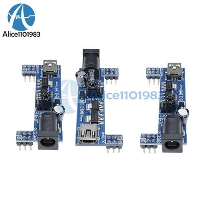 5PCS MB102 Breadboard Power Supply Module 3.3V 5V Solderless   mini usb *gb