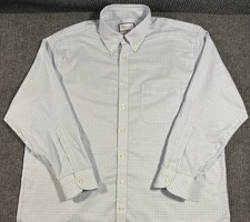 Charles Tyrwhitt Shirt Mens 18 35 Classic Fit Non Iron Check Button Down Blue