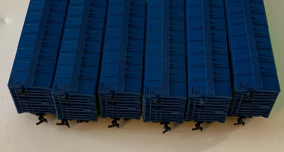 Tyco HO Scale Lot Of 6 Statehood 50' Boxcars (J) - Image 4 of 4