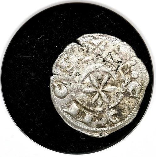 FRANCE, Provence. Raymond V-VII, 1148-1249, Silver Denier, NGC AU Details