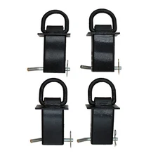 4 Pack Heavy Duty Adjustable Trailer Stake Pocket D Ring 5400 Lbs Load Limit