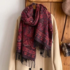 Oversized High Blend Pashmina Shawl Scarf Wrap Elegant Soft Travel Stole Gift