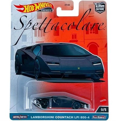 HOT WHEELS PREMIUM Lamborghini Countach LPI 800-4 Chase 0/5 Spettacolare HKC51