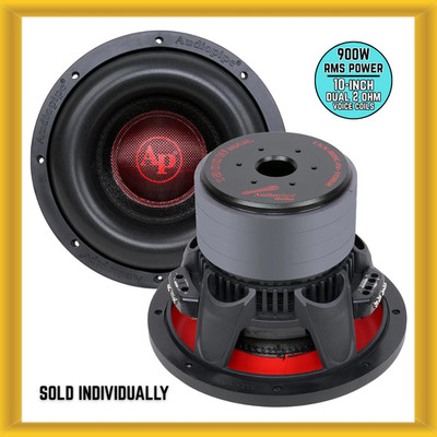 Audiopipe TXX-BDC-IV-10D2 10'' 900W RMS Dual 2 Ohm Voice Coils Car Subwoofer NEW