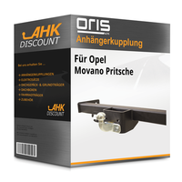 für Opel Movano Pritsche 07.1998-03.2010 Oris AnhäNgekupplung Starr NEU