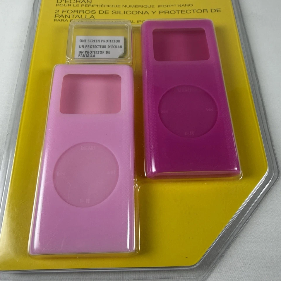 Protector de pantalla INIT iPod Nano Silicon 2 fundas protectoras 2da generación - NUEVO Foto 3 de 4