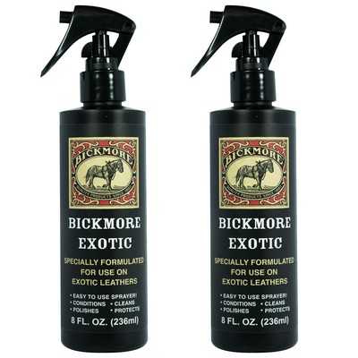 Bickmore Exotic 8Oz (2-Pack) - Specially Formulated Leather Spray Used