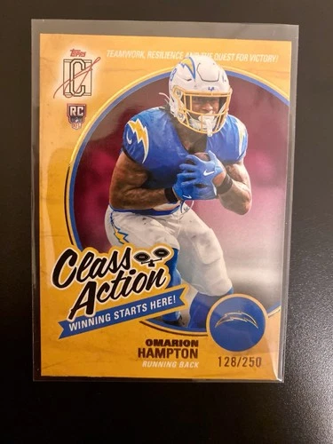 2025 Topps Signature Omarion Hampton Magenta (RAW)