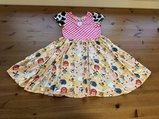 Charlie’s Project Girls 8/10 Y Farm Themed Dress Full Circle NWT 2017