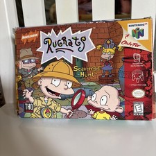Rugrats: Scavenger Hunt N64 Complete! Good Condition w/ REG!