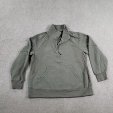 Lululemon Scuba Sweatshirt Womens XL Green 1/2 Zip Funnel Neck Pockets