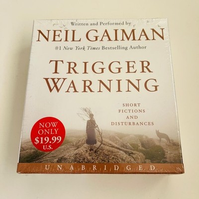 Trigger Warning by Neil Gaiman Short Fictions and Disturbances Audiobook CD NEW