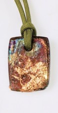 Rustic RAKU PENDANT