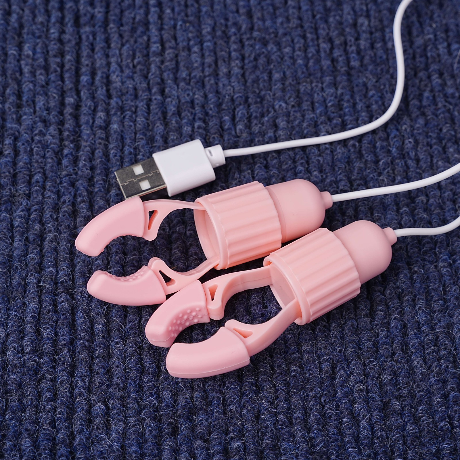 Nipple Toys Vibrating Nipple Clamps Clip Vibrator Enhancer Sex Toys for Women US