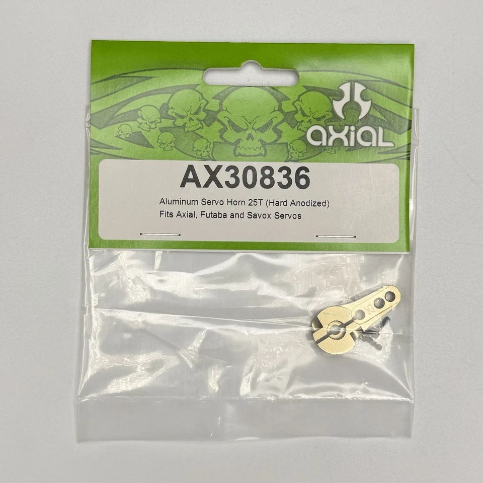 Axial Racing AX30836 Aluminum Servo Horn (25T) Hard Anodized Brand New Sealed - Image 2 of 4