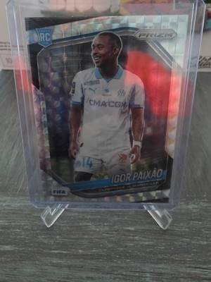 2025-26 FIFA Igor Paixao Rookie Silver Mosaic Prizm #146 Marseille Brazil (RC)