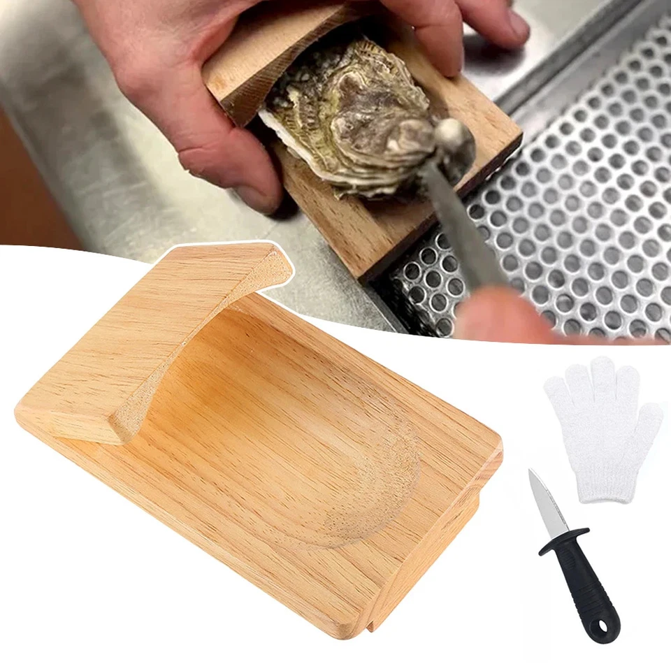Oyster Shucking Clamp Kitchen Hand Clam Shellcrab Sheller Opening Clip Shells