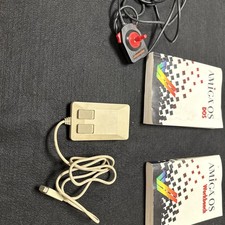 Amiga Tank Mouse for Commodore Amiga Computers - And Extras- Untested
